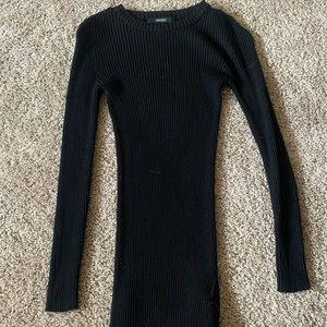 Forever 21 body con ribbed dress